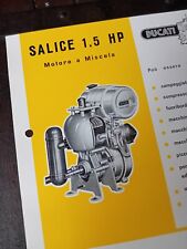 DUCATI MECCANICA SALICE ENGINE MOTOREN MOTEUR MACCHINE AGRICOLE  NAUTICA 