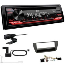 JVC KD-DB622BT DAB incl. antenna Bluetooth kit di installazione per Audi Q3 dal 2011 Canbus