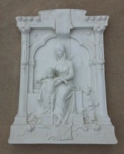 Targa porcellana madre e