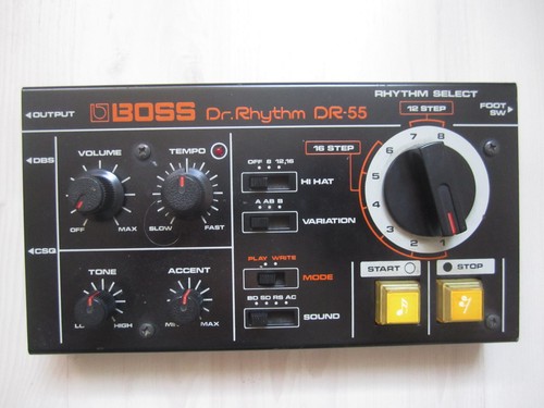 Boss dr rhythm - dr-55, "dr.rhythm"