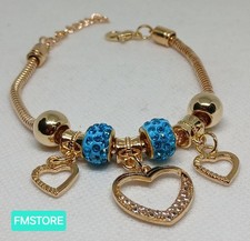 Women Gold Color Jewelry Charm