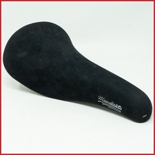 NOS SELLE ITALIA MUNDIALITA SELLA REGGISELLA PELLE SCAMOSCIATA NERA CORSA STRADA