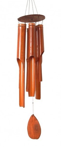 Gioco vento bambù 40 cm - bambù,