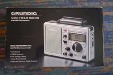 Radio da campo Grundig S350 AM/FM/onde corte (con scatola) vintage 