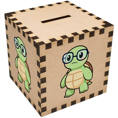 Turtle with glasses money - with, glasses'