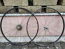 STUNNING VINTAGE CAMPAGNOLO 8 SPEED WHEELSET WHIT MAVIC SSC GRIS RIMS