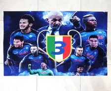 bandiera 140x90 NAPOLI Campione D’Italia Scudetto Bandierone Giocatori Del Napol