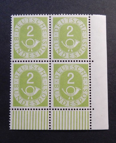 Bund 123 corno postale - **,