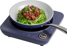 Piastra Induzione Portatile 2000W, Piano Cottura Induzione in Vetro, Ultrasottil