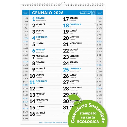 Calendario 2026 muro - da,