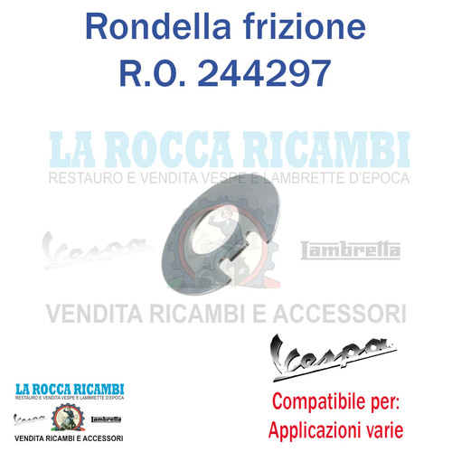 Rondella blocca dado frizione - rondella,