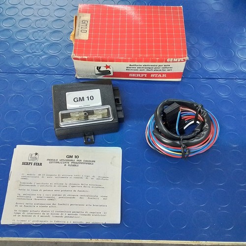 Modulo chiusura antifurto auto