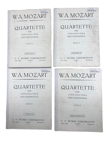 Mozart string quartets band - string,