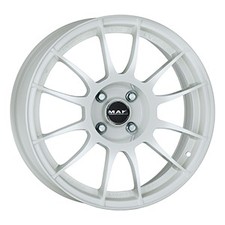 CERCHIO IN LEGA PER FORD ECOSPORT 7,0J17" 4X108 42 63,40 MAK XLR GLOSS WHITE