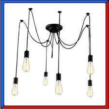 Lampadario Moderno da Soffitto Camera da Letto Industrial Stile Industriale E27