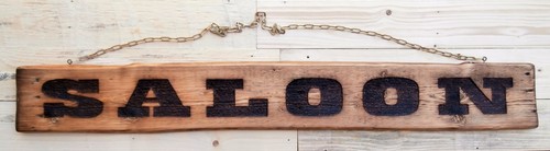 Saloon insegna per - ,