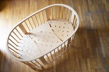 STOKKE Sleepi letto. 0 - 36 mesi: 127 cm x 74 cm x 86 cm; colore Naturale