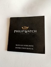 PHILIP WATCH Libretto