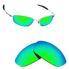 Lenti di ricambio polarizzate Hawkry per occhiali da sole Oakley Whisker - verde smeraldo