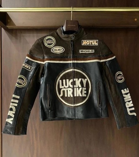 Giacca pelle corsa - pelle, da