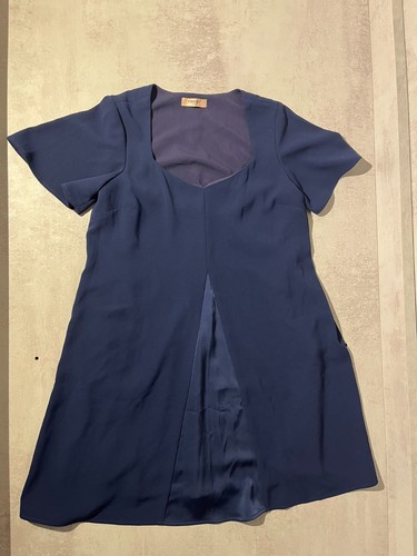 Mini abito tunica blu - mini, navy