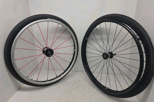 Coppia ruote sedia rotelle - sedia, a