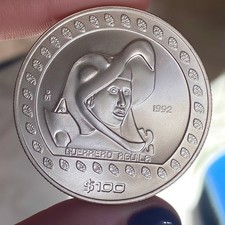 MEXICO 100 PESOS 1992 EAGLE