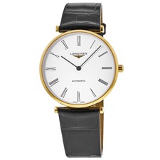 Orologio Uomo Longines La Grande Classique Automatico Bianco Nuovo L4.918.2.11.2