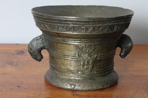Antico mortaio bronzo - mortaio, in