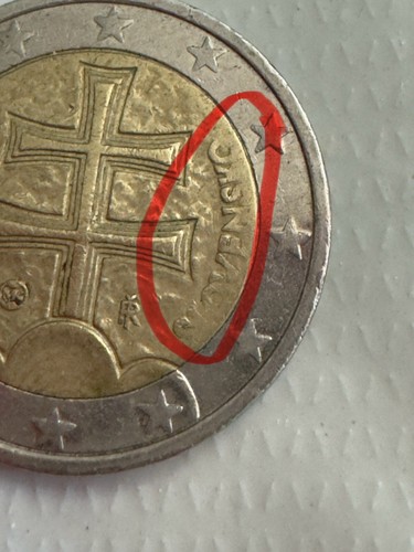 Moneta euro slovensko - 2€,