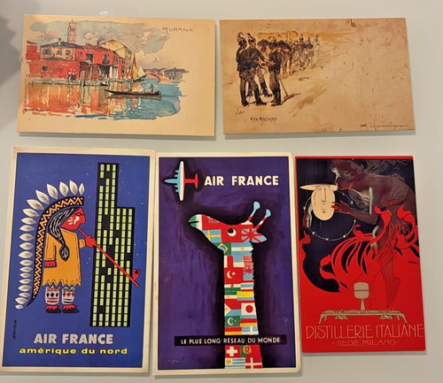 Lotto cartoline vintage - 5,