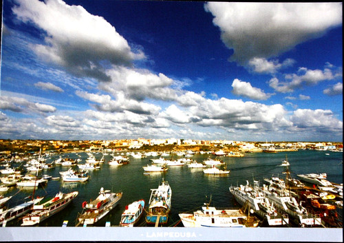 Cartolina lampedusa - cartolina.,