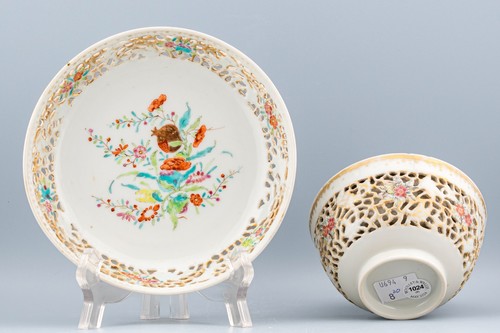 Piattino tazza porcellana