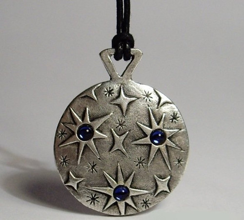 Collana ciondolo tondo con - tondo,