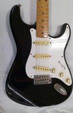 Fender Japan ST57-55 Stratocaster Black Made in Japan 1985 Chitarra elettrica solida
