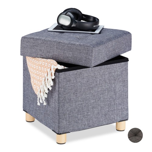 Pouf contenitore cubo seduta