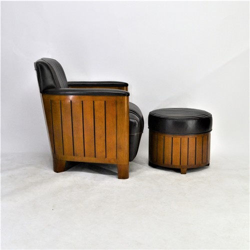 Sgabello alfred per poltrona - sgabello,