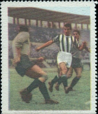 bh13 rara figurina originale card quiz calendario 1952 n 48 juventus calcio