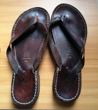 sandali bassi  donna infradito cuoio