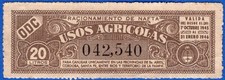 ARGENTINA 1946 entrate 20 lt