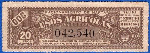 Argentina 1946 entrate lt - argentina,