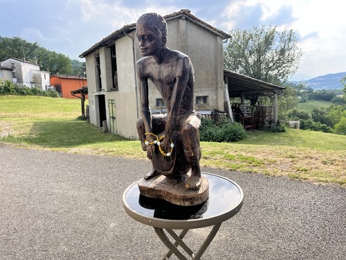 Scultura legno statua in - scultura,