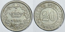 Italia 1894 20 Centesimi