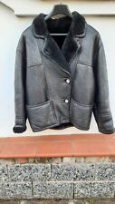 Montone donna shearling Vintage nero Nappa Tg.44  usato ottimo