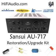 Sansui AU-717 AU-710 ricostruzione restauro recap upgrade kit filtro condensatore