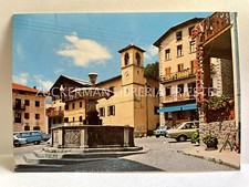 Cartolina FORNI DI SOPRA, UDINE, LA PIAZZA DELLA FONTANA viaggiata anni 70