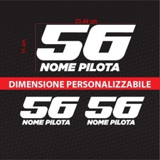 Kit adesivi numero pilota - 3,