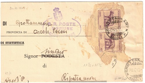 Italia 1945 copertina comunale - 1945,