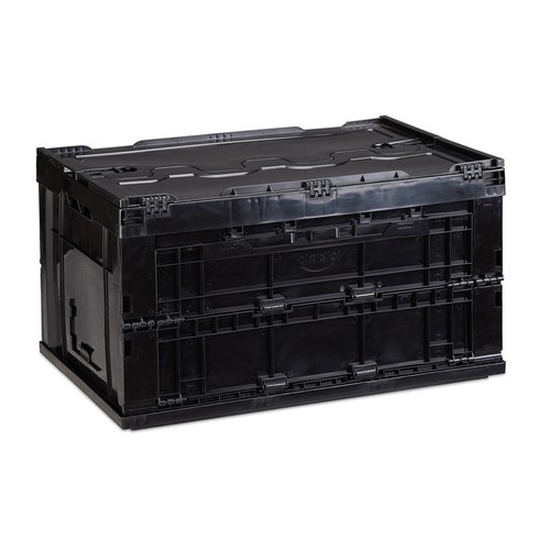 Box con coperchio nero - , 60