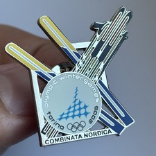 Spilla Olimpiadi Torino 2006 - Combinata Nordica